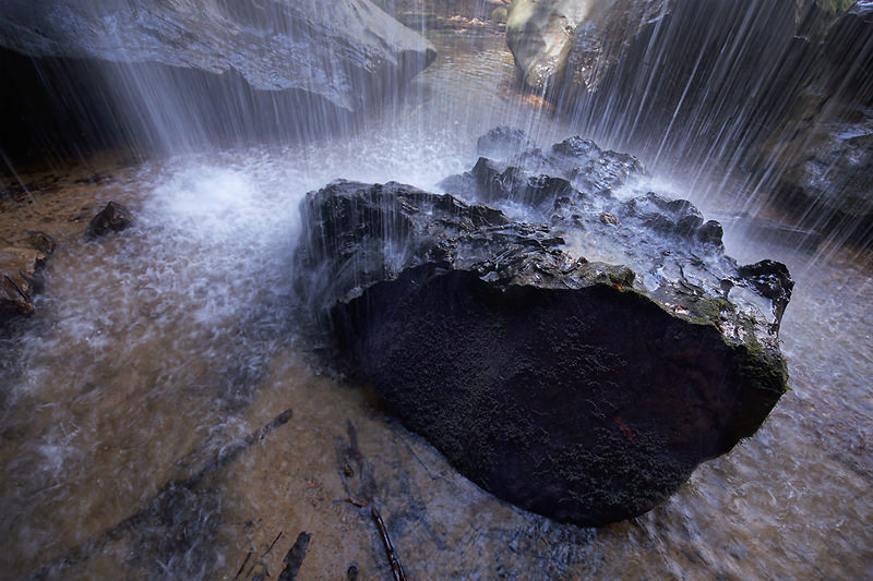 waterfall rock