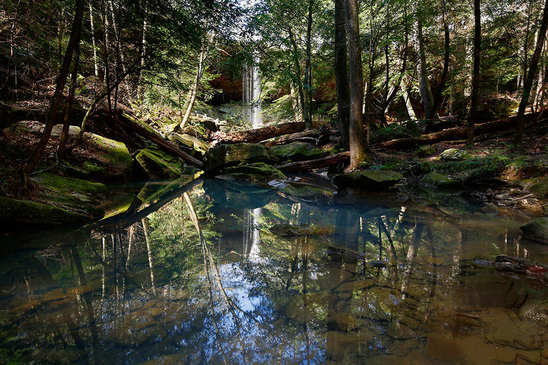 downstream from holmes chapel falls